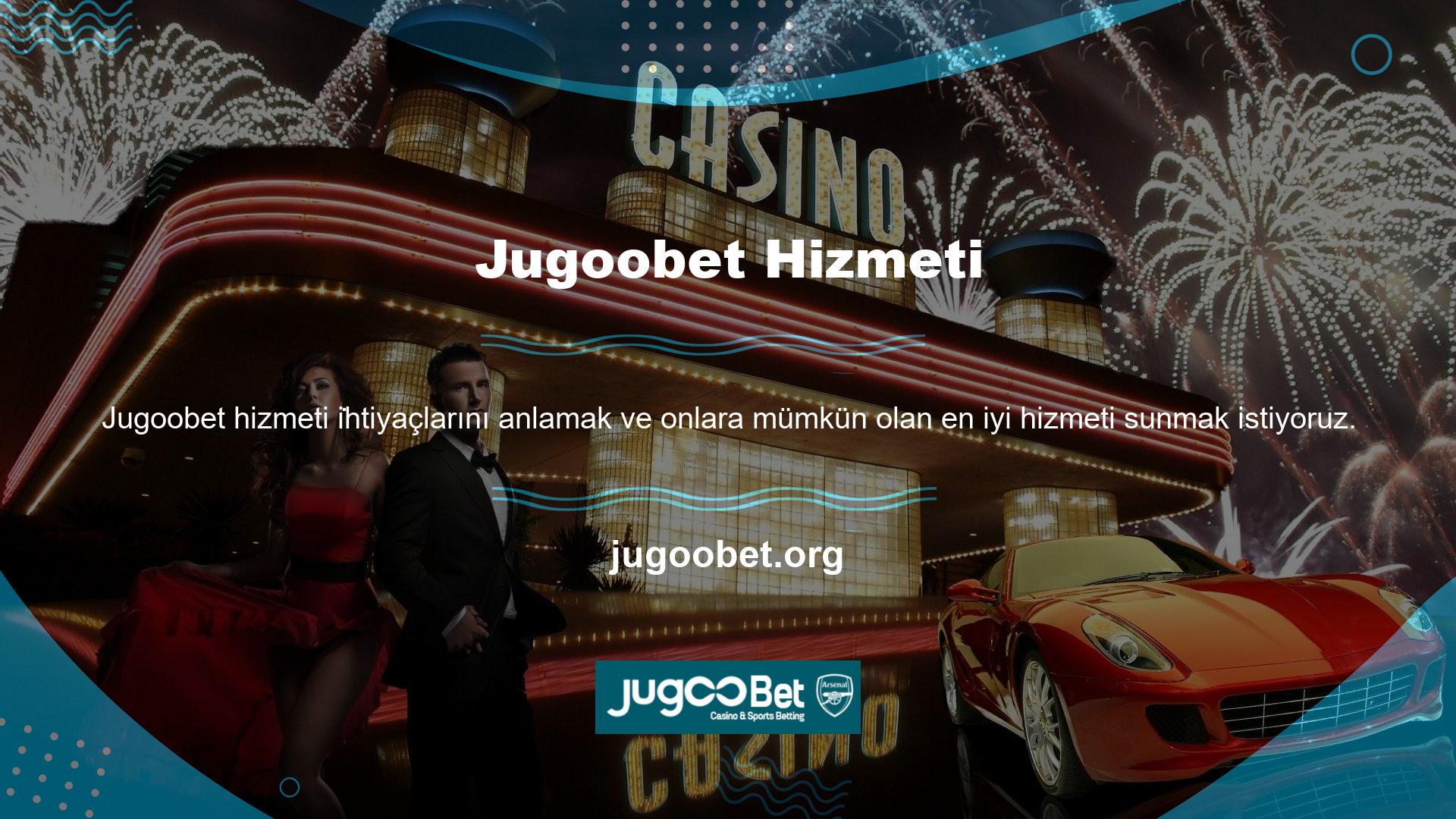 Jugoobet, müşterileri eyleme yaklaştıran ve onları bir parçası hissettiren deneyimler yaratmayı amaçlıyor